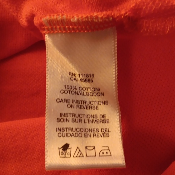 Michael Kors orange medium shirt - Picture 3 of 3